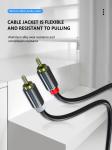 HDTV HiFi 6 Foot Audio And Video Cable 2RCA Male To 2RCA Male