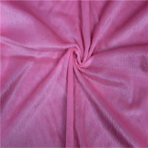 China indian fabric wholesale solid dyed velboa velboa factory