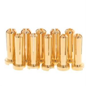 China 4/5mm Bullet Banana Plug Connector Male Female Gold Plated For RC Battery Part factory