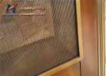 Square Round Space Dividers Crimped Mesh Flat Single Antique Brass
