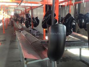 China ASTM A234 WPB Carbon Steel Welded Pipe Fittings Sch 40 Sch 80 90 Degree Black factory