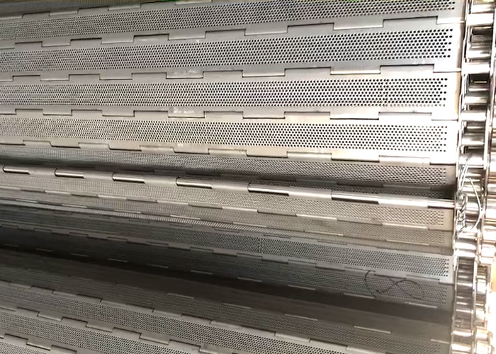 304 316 430 Stainless Steel Plate Link Conveyor Belt