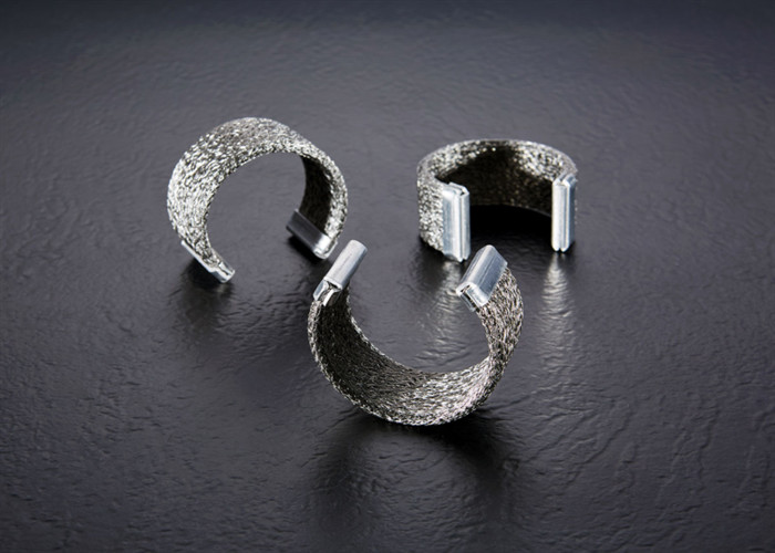 Silver Color 304 Steel Knitted Wire Mesh Gasket For Egr Cooler