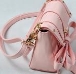 2016 new bow shoulder bag Messenger female European and American fashion pure
