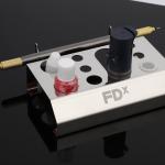 Permanent Makeup Tattoo Accessories / Tattoo Ink Cup Holder Silver Color
