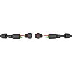 Nylon PA66 Waterproof IP67 M14 5 pin Circular Connector Assembly Type