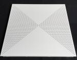 Aluminum / Galvanized Steel 3.0mm Perforated Metal Ceiling With Beveled Edge