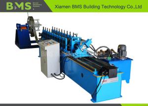 China 5.5KW C Purlin Steel Keel Metal Stud Making Machine With PLC For Construction factory
