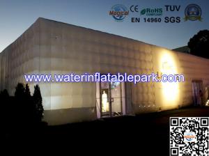 China Commercial Inflatable Concert Hall With Blow Up Cubic Tent , Inflatable Hall factory