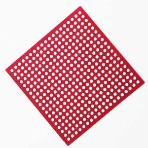 China Carbon Steel Round Hole Perforated Sheet For Acoustical Enclosures factory