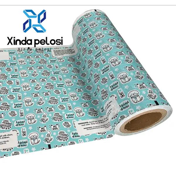 Printing Plastic Bag Materials Heart Series Cute Colorful Flashing Film Tape For