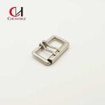 Antiwear Rustproof 2 Prong Belt Buckle , Zinc Alloy Double Pin Belt Buckle