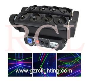 China Red Green Blue 8 Lends Disco Moving Head Laser Beam Spider Light factory