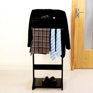 MDF Wooden Dressing Valet Stand Height 110CM For Coats Organizer