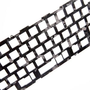 China 0.05mm Molding Carbon Fiber Parts 18K Carbon Fiber Keyboard Case factory