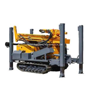 China Hot Selling Depth 200m Crawler Mounted Water Well Drilling Machine 58KW YuChai Diesel Engine factory