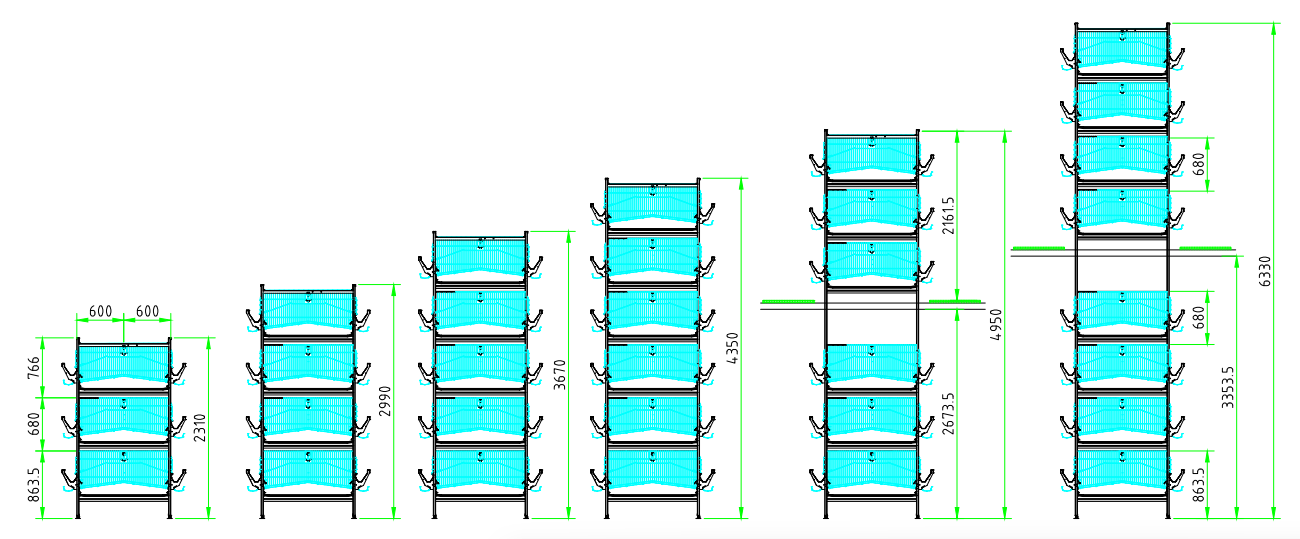 “H” Type Layer Cage Equipment