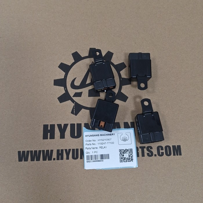 YM119247-77100 600-815-8941 Relay Excavator Electrical Parts 119247-77100