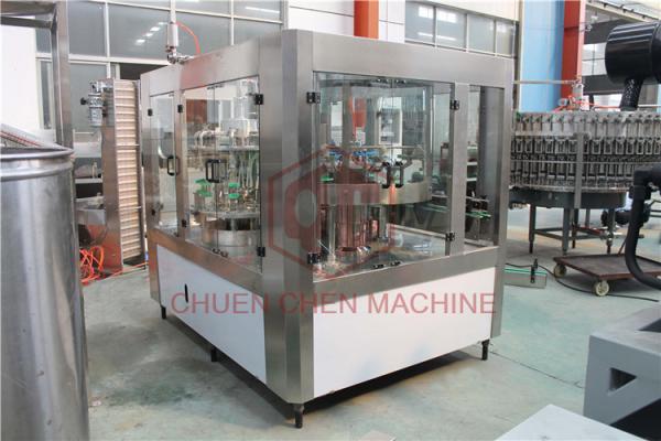 Small Scale Hot Juice Filling Machine Glass Bottle Water Capping Line