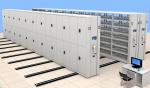 Library / Office Moving File Cabinets Shelf System Corrosion Protection