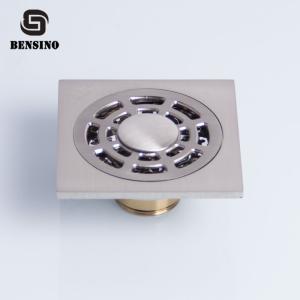 China Water Droplets Pattern 100*100mm Square Floor Drain Strainer factory