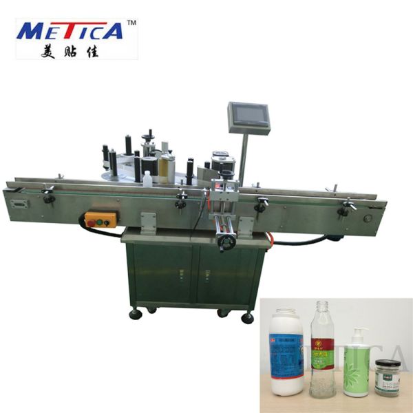 China 2000bph Automatic Round Bottle Labeling Equipment CE Certification factory