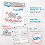 Disposable Placemats Baby Placemat for Restaurant Extra Adhesive Sticks to Table