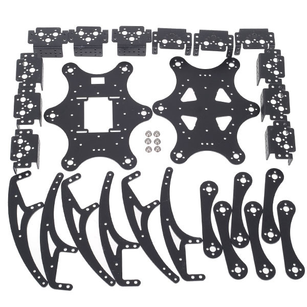 20DOF Hexapod Robot Claw Machine Kit , Diy Robot Kit , Full Steering Bracket