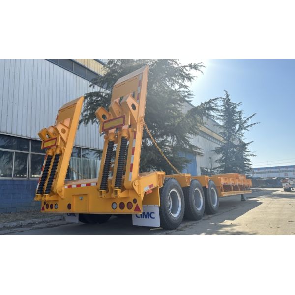 CIMC Semi Low Bed Trailer Price | 3 Axle 60 Tons Low Bed Trailer | CIMC China Trailers
