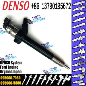 China Diesel Fuel Common Rail Injector 095000-7060 095000-706# Fuel Injection Nozzle 6C1Q-9K546-BC For Ford Transit factory