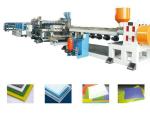 PP PE PC Hollow Gride Plastic Board Extrusion Line , Hollow Board Plastic