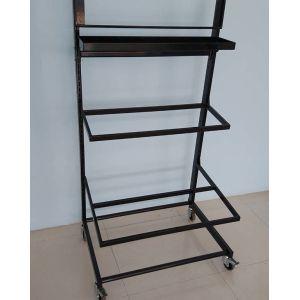 China Mobile Flower Display 100kg Loading Capacity With Vases And Shelf on sale