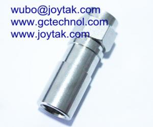 China F Conn Compression Connector All Brass for RG59 Coax Cable connector to Brazil market factory