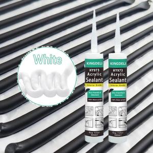 China Acrylic Silicone Bathroom Caulk , Waterproof Transparent Silicone Adhesive factory
