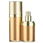 Eye Shape Acrylic Cosmetic Bottle with 61*42mm Bottle Size Sealing Type Pump