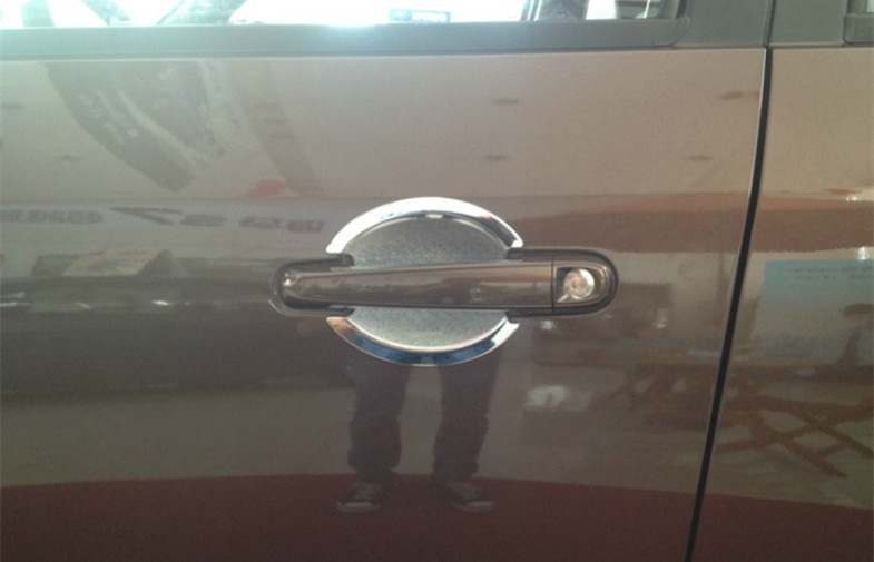 Chromed Side Door Handle Garnish Auto Body Trim Parts For HAIMA S7 2013 2015