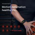 Touch Screen 1.22 Inch 150mah Sport Watch For Ladies