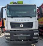 Used Concrete Pump Trucks 43m Stable Working 11050*2530*3965mm Feeding Height