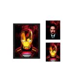 Anime Lenticular Marvel Posters 2 Characters Changing Pictures Manga 3D Flip