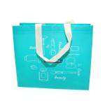 Laminated PP Non Woven Shopping Bag Solid Material Shopping / Carrying Usage