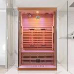 Indoor Luxury Spa Keep Body Health Steam and Infrared Sauna 1900W