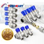 Floor Heating Systems Brass Plumbing Manifold 2 - 12 Outlets Water Pipe Manifold