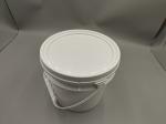 Series 7 Plastic Round Buckets white,tangerine 15L