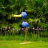 Buy cheap Outdoor Metal Garden Ornaments Metal Big Blue Bird Customized from wholesalers