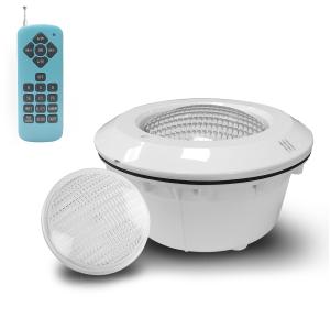 China Underwater PAR56 Inground Pool Light Bulb Thick Glass Plastic Material factory