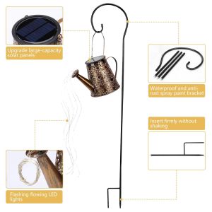 China 2700K Solar Kettle Light Hollow Garden Landscape Path String Light factory