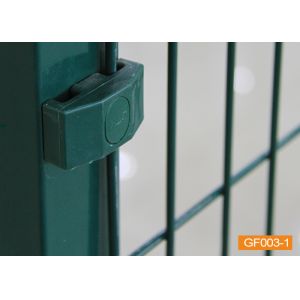 Square Post 3D Welded V Mesh Security Fencing