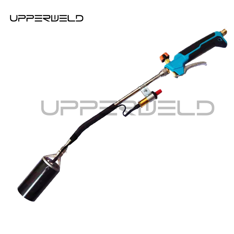 89cm Two-Color Handle Heavy-Duty Propane Torch Weed Burner with Push Button Igniter