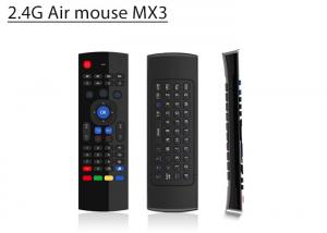 China MX3-A Standard version  6-Axis Gyro 2.4G Wireless Air Mouse QWERTY Keyboard Motion-Sensing Remote Control factory