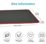 Non Slip Fitness Yoga Mat Extra Thick Yoga Mat 10mm NRB Material For Men / Women